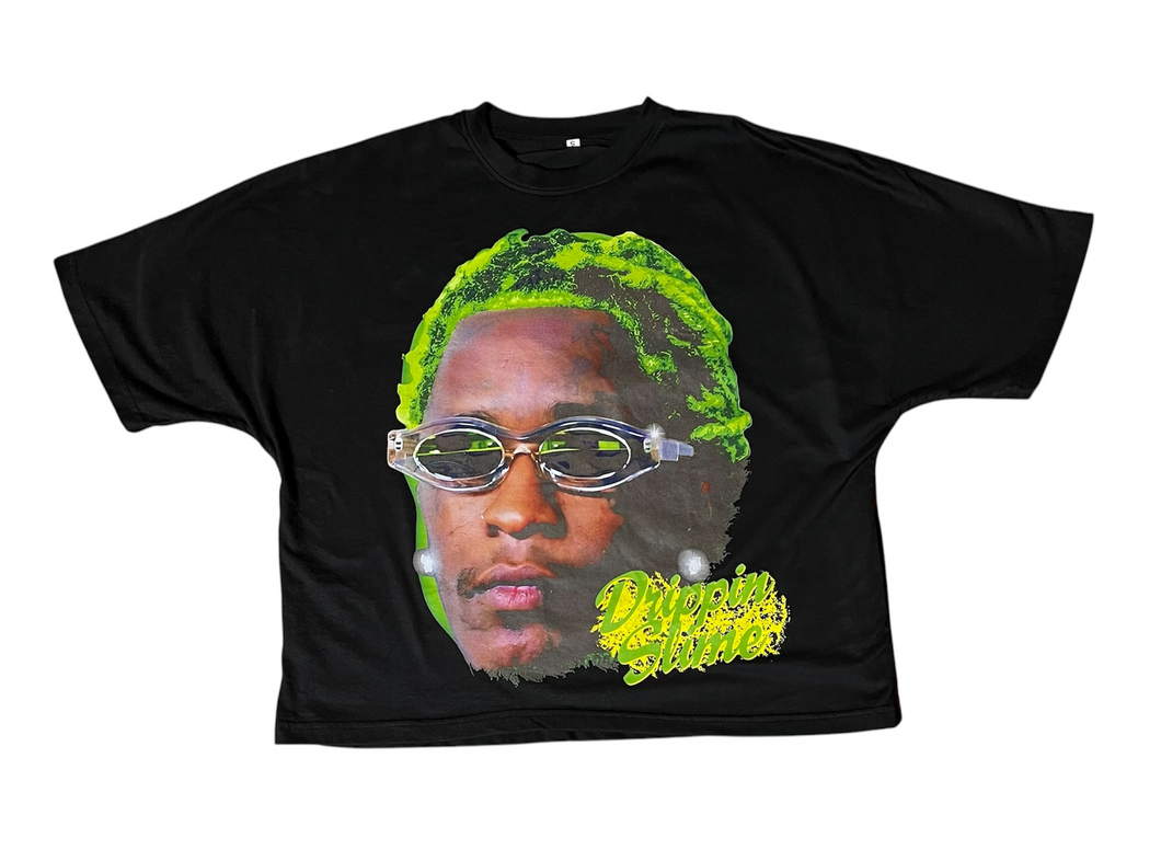 BLACK YOUNG THUG BOXY OVERSIZED TEES